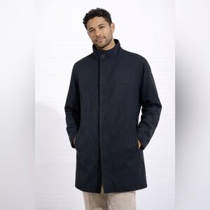 Sanyo Black Insulated Coat Mens Modern Minimalist Winter Jacket